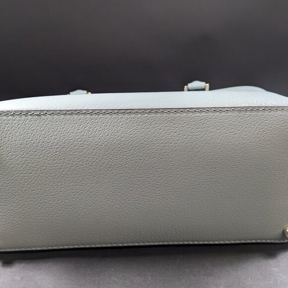Kate Spade Pastel Blue Leather Tote Handbag - Picture 6 of 6